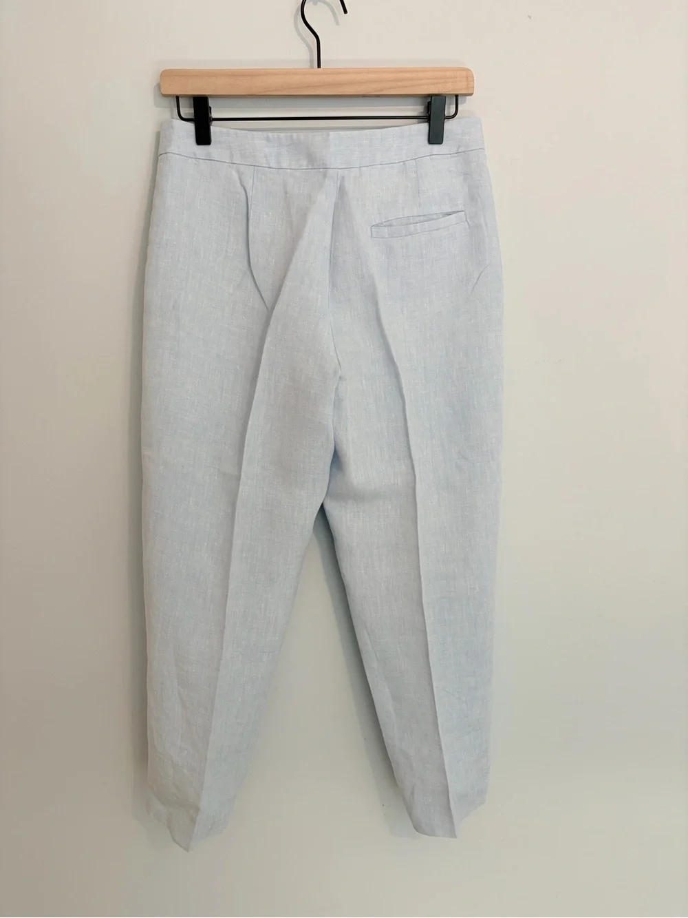 Banana Republic Light Blue Linen Blend Trousers